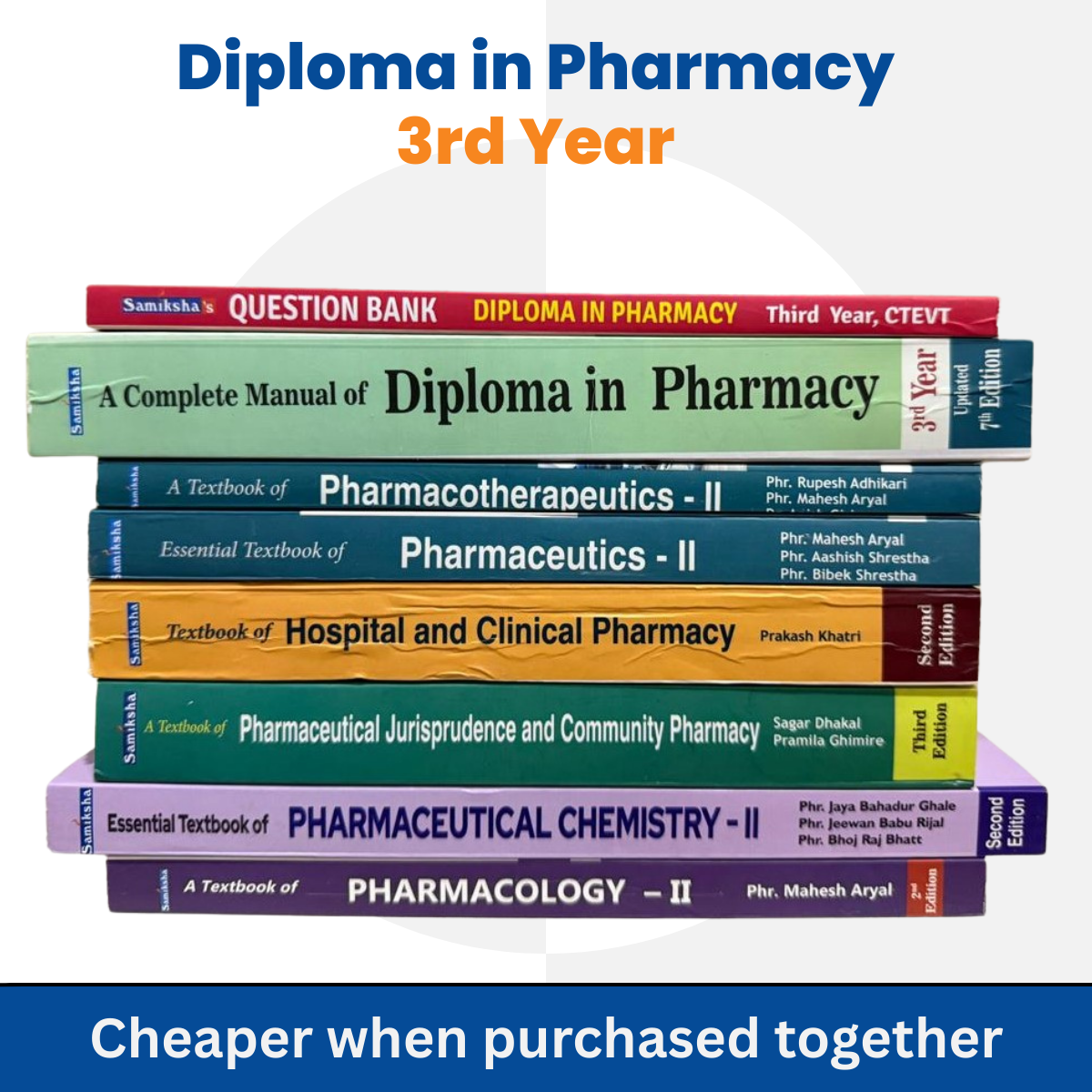 Diploma in Pharmacy- 3rd Year ( Complete Set) - Image 1